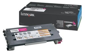 Lexmark C500S2MG Toner Cartridge, C500, X500, X502 - Magenta Genuine