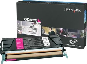 Lexmark C5222MS Toner Cartridge, C522, C524, C532, C534 - Magenta Genuine