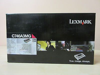Lexmark C746A3MG, Toner Cartridge Magenta, C746, C748- Original