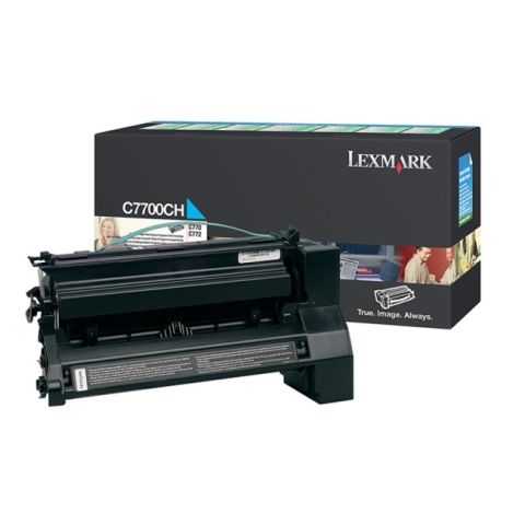 Lexmark C7700CH, Return Program HC Toner Cartridge Cyan, C770, C772, C722- Original