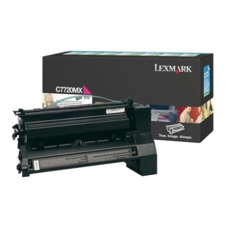 Lexmark C7720MX, Return Program Toner Cartridge Extra HC Magenta, C772, X772- Original