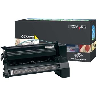 Lexmark C7720YX, Return Program Toner Cartridge Extra HC Yellow, C772, X772- Original