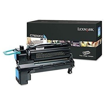Lexmark C792X2CG, Toner Cartridge Extra HC Cyan, C792- Original