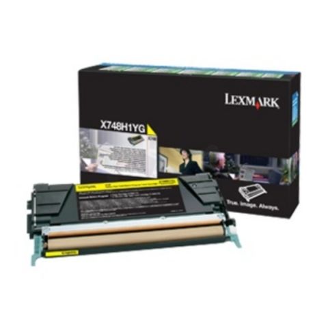 Lexmark X748H3YG, Toner Cartridge Yellow, X748- Original