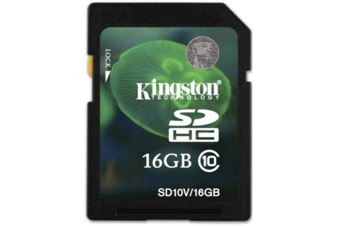 Kingston 16GB, SD SDHC Class 10 Memory Card for Ricoh WG-4 Camera