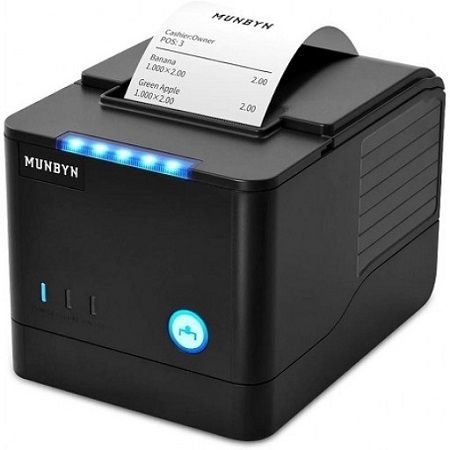 MUNBYN MU-ITPP099U-BK, 80mm USB Receipt Printer