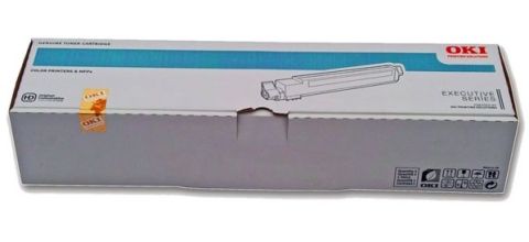 Oki 43837107, Toner Cartridge Cyan, ES3640a3, ES3640- Original