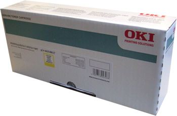 Oki 44318617, Toner Cartridge Yellow, ES3032, ES7411- Original