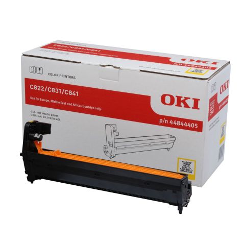 Oki 44844405, Drum Unit Yellow, C822, C831, C841- Original