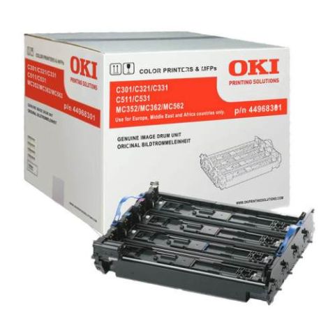 OKI 44968301, Drum Unit, C301, C321, C511, MC342dn, MC363- Original