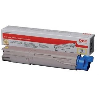 Oki 45862837, Toner Cartridge Yellow, MC853, MC873- Original