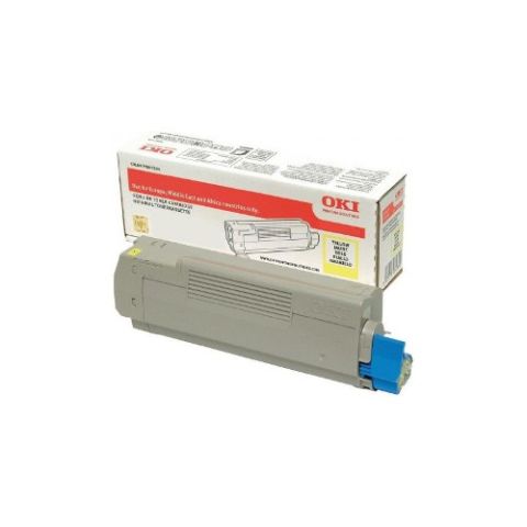 Oki 46490605, Toner Cartridge HC Yellow, C532, C542, MC563, MC573- Original 