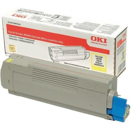 Oki 46508713, Toner Cartridge Yellow, C332dn, MC363DN- Original