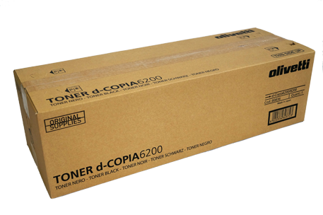 Olivetti B0836, Toner Cartridge Black, D-Copia 6200, 8200- Original