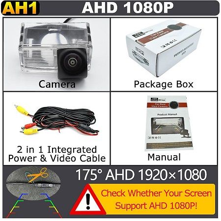 Owtosin 170 Degree AHD 1920x1080P Car Rear View Camera
