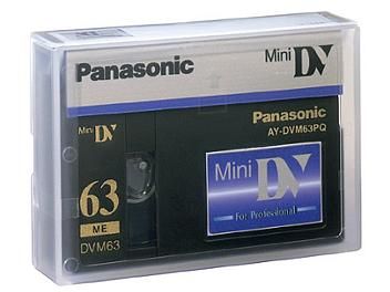 Panasonic AYDVM63PQ, Mini DV Tape for Sony, Canon, JVC Camcorder