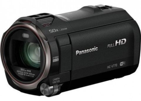 Panasonic HC-V770, HD Camcorder Black