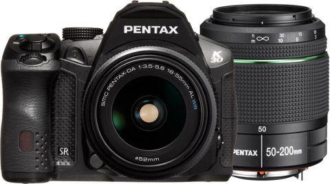 Pentax Imaging K-30 Black Digital SLR Camera + 18-55mm & 50-200mm WR Lens