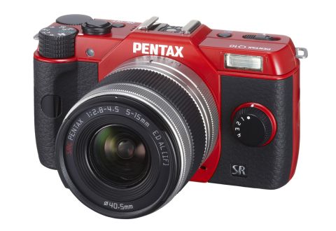 Pentax Imaging Q10 Red Digital System Camera Twin Kit