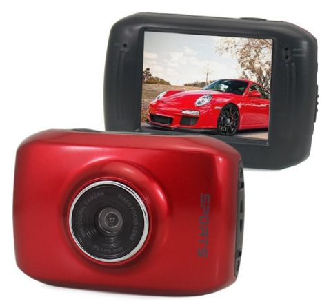 Pro HD Helmet Sport DV 1280 x 720,  Digital Video Waterproof Camera/ Camcorder- Red