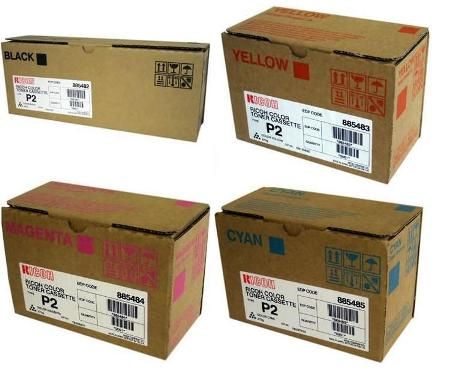 Ricoh Toner Cartridge, HC Value Pack, Type P2, 2228C, 2232C, 2238C - Genuine