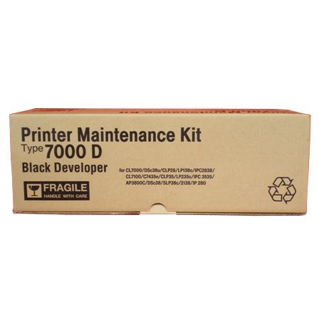 Ricoh G22017, Maintenance Kit Developer Unit Black, Type 7000D, AP3800C, AP3850C, CL7000, CL7100- Original