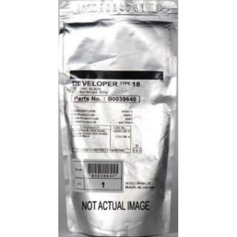 Ricoh 888073 Developer Black , Type 18, 1035, 1045 - Genuine