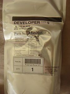 Ricoh A2469645 Developer Black, Type 9, FT 7950, 7960, 7970 - Genuine