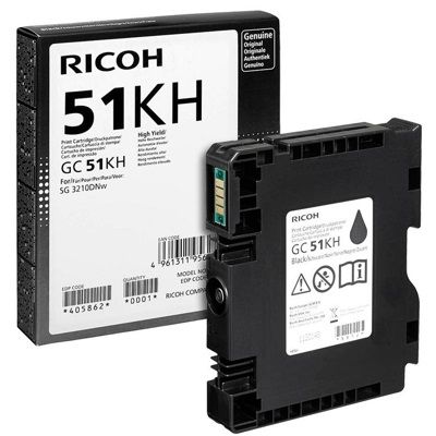 Ricoh 405862, Ink Cartridge Black, SG3210- Original