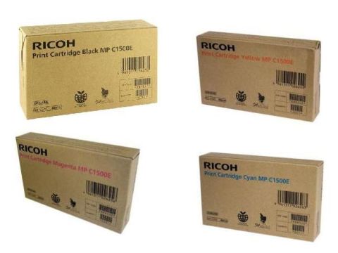 Ricoh 888547, 888548, 888549, 888550, Toner Cartridge Value Pack, MP C1500- Original