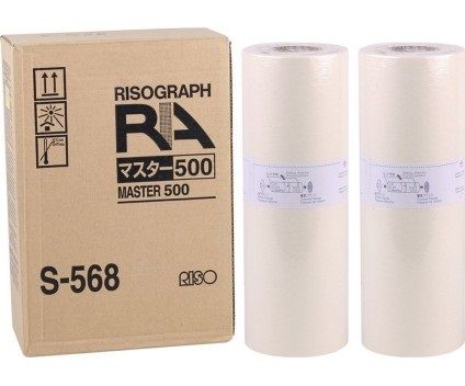 Riso S-568, Master Rolls x 2, RA4200, RA4900, RA5900, RC5600, RC5800- Original 