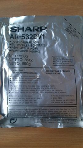 Sharp AR-532DV1 Developer, AR 5125, 5132 - Black Genuine