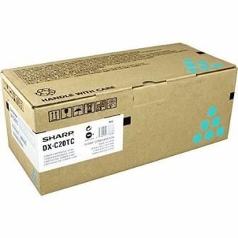 Sharp DX-C20TC, Toner Cartridge Cyan, DX-C200- Original