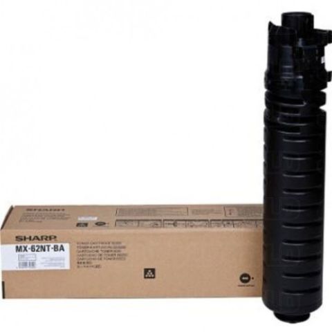 Sharp MX-62NTBA, Toner Cartridge Black, MX-6240N, 6500N, 7040N- Original