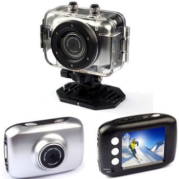Pro HD Helmet Sport DV 1280 x 720,  Digital Video Waterproof Camera/ Camcorder- Silver