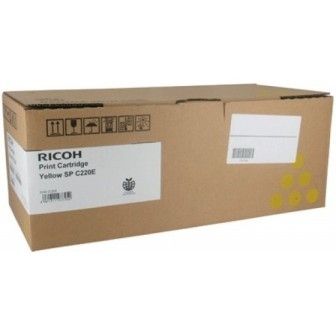 Ricoh 406162, Toner Cartridge Yellow, SP C220A, SP C221N, SP C222DN- Original