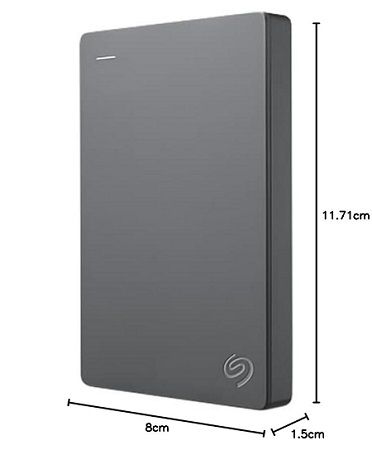 Seagate STJL2000400, Basic Portable 2TB External Hard Drive HDD– USB 3.0, for PC, Laptop