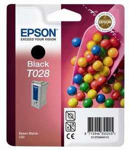 Epson T028 Ink Cartridge - Black Genuine