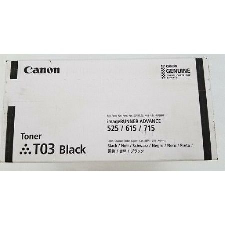 Canon T03, Toner Cartridge Black, IR525, IR615, IR715, DX527- Original