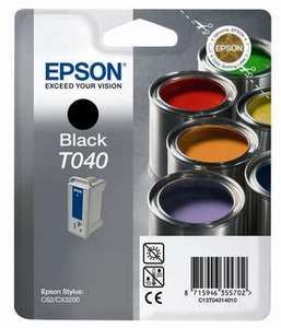 Epson T040, Ink Cartridge Black, Sylus C62, CX3200- Original 