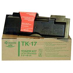 Kyocera TK17,  Toner Cartridge- Black, FS1000, FS1010, FS1050- Original
