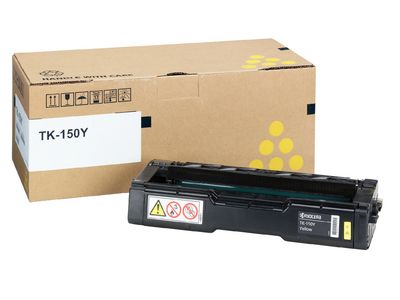Kyocera Mita TK-150Y, Toner Cartridge Yellow, FS-C1000, FS-C1020- Original