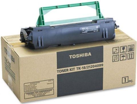 Toshiba TK-18, Toner Cartridge Black, DP80F, DP85F- Genuine