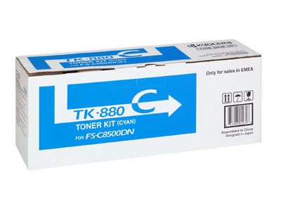 Kyocera TK880C, Toner Cartridge Cyan, FS C8500- Original