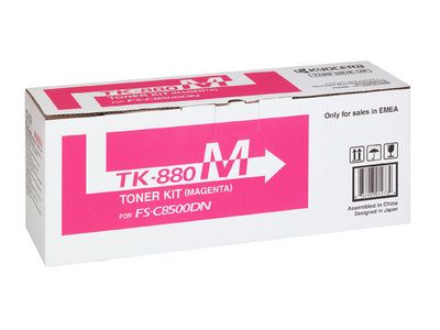 Kyocera TK880M, Toner Cartridge Magenta, FS C8500- Original
