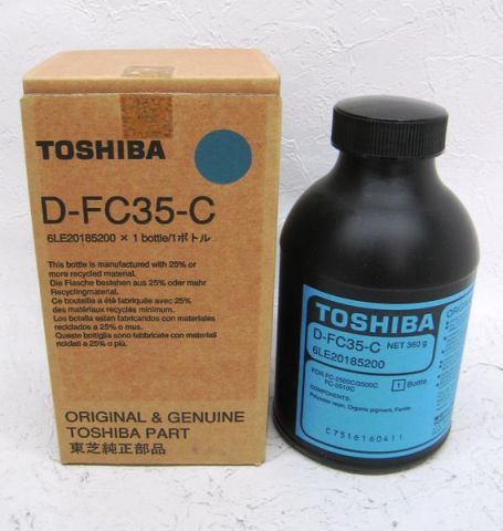 Toshiba D-FC35-C, Developer Cyan, E-Studio 2500C, 3500C, 3510C- Original