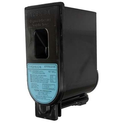 Toshiba T-FC311C Toner Cartridge, E-Studio 211C, 311C - Cyan Genuine