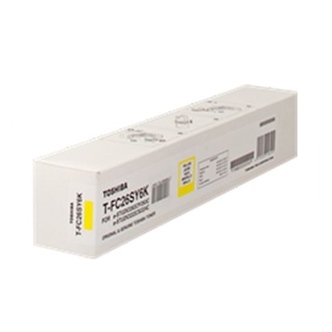 Toshiba TFC26SY6K, Toner Cartridge Yellow, E-Studio 224CS, 262CS, 263CS, 264CS- Original