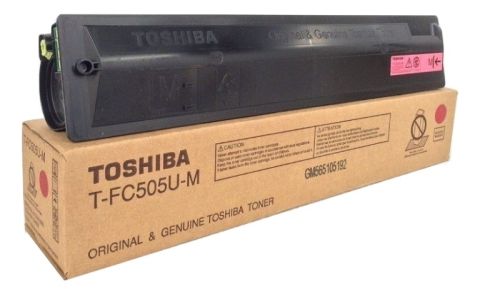 Toshiba TFC505UM, Toner Cartridge Magenta, E-Studio 2505, 3005, 3505, 4505, 5005- Original