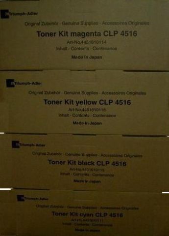 Triumph-Adler CLP4516 Toner Cartridge - Value Pack Genuine